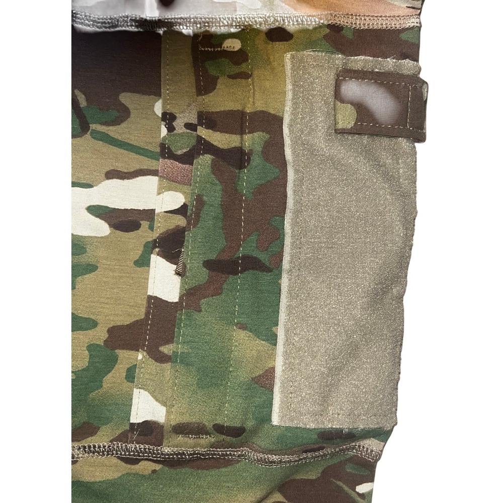 Mens Large Army Combat Shirt Long Sleeve Multicam Mesh Shirt Flame Resistant - Picture 7 of 10